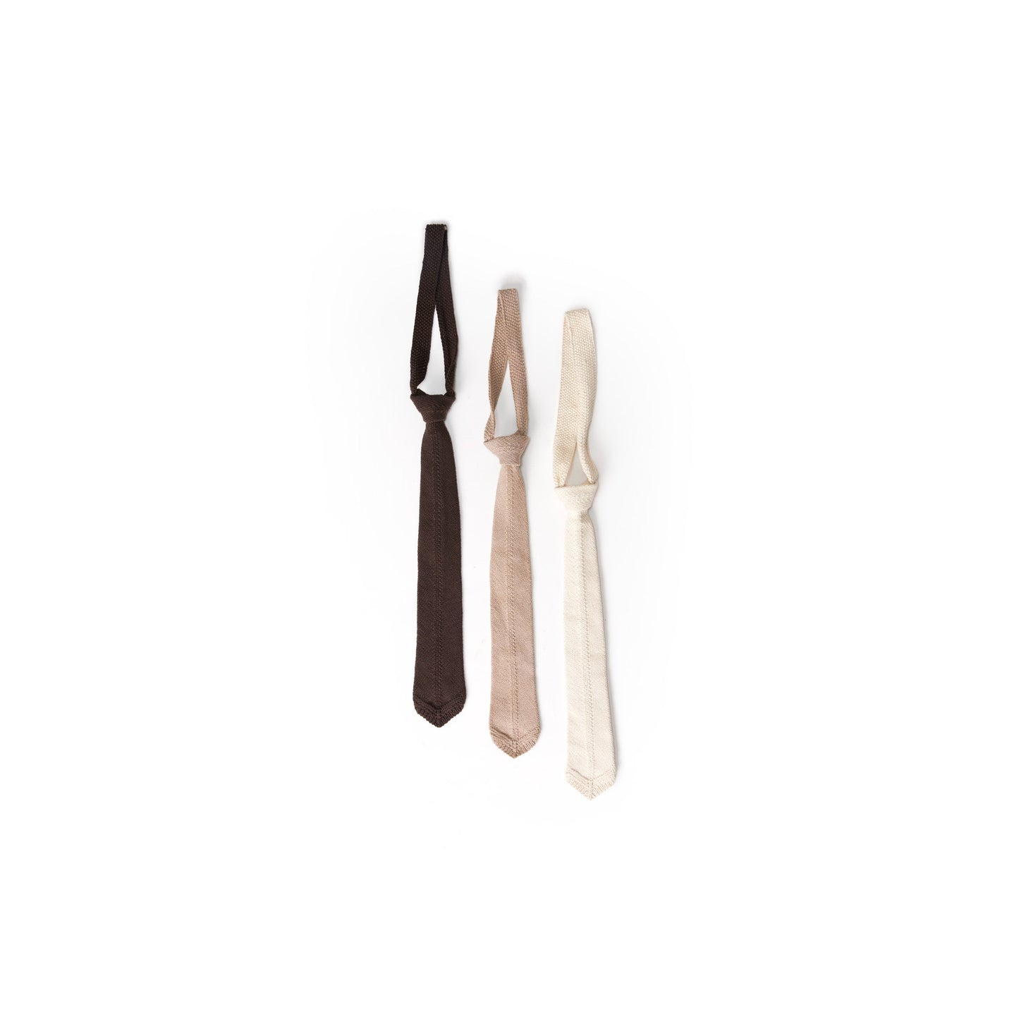 Handknit Ties- Set of 3