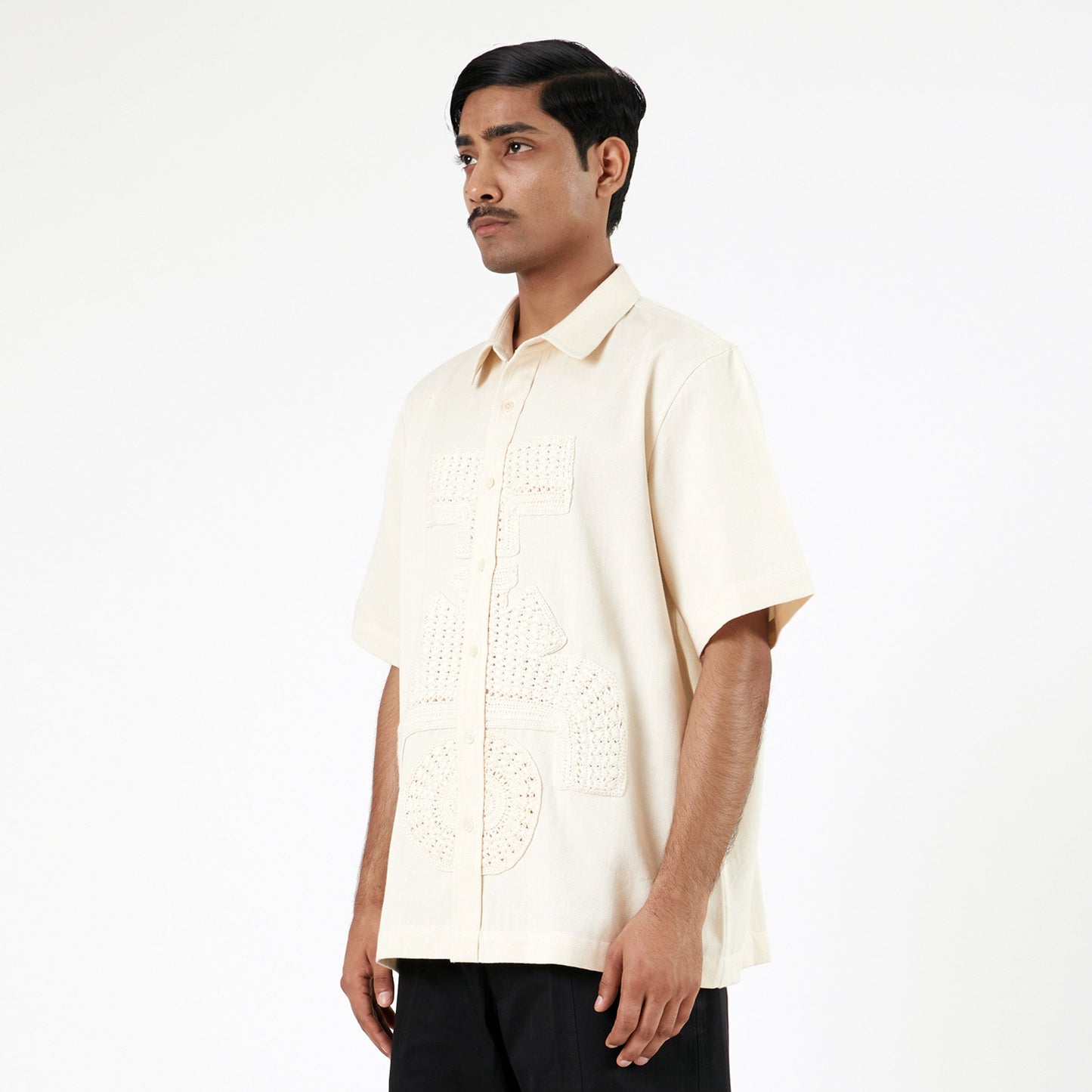 Hydrant Symbolic Applique Shirt-OW