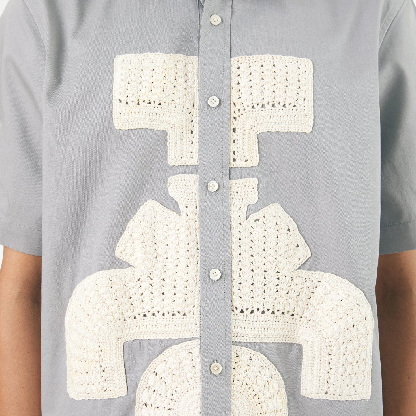 Hydrant Symbolic Applique Shirt-GR