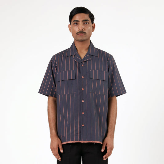 Regiment Striped Shirt- GR