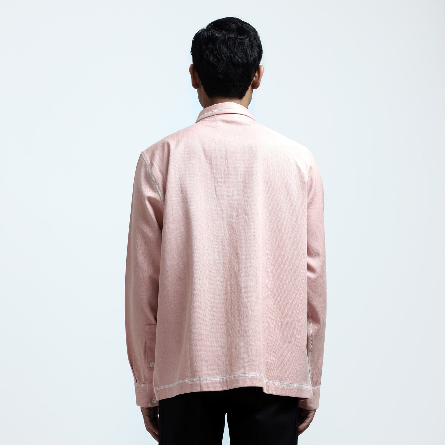 Canopy Denim Shirt- Salmon