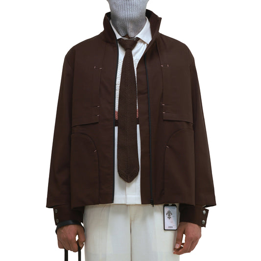 SYNOVIAL REGIMENT JACKET- DARK BROWN