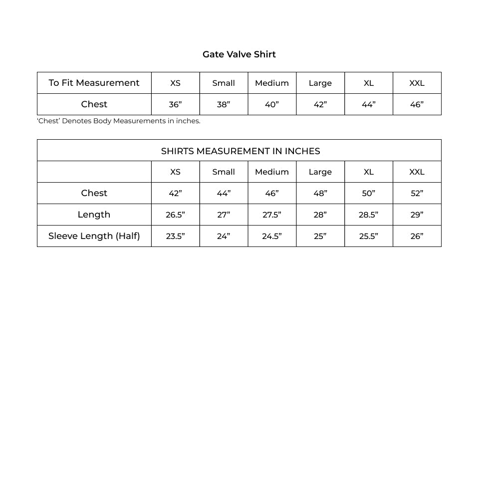 Gate Valve Shirt- GR